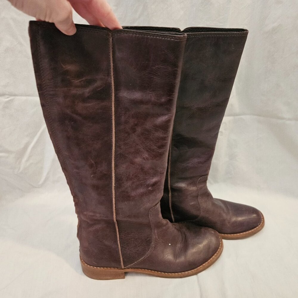 J. Jill Brown Leather Boots, Size 7.5M - Picture 2 of 9